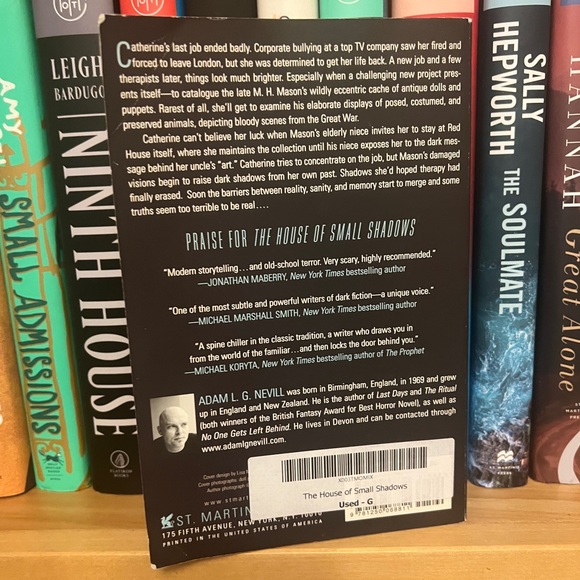 4/$25 The House of Small Shadows by Adam Nevill. - Picture 2 of 4